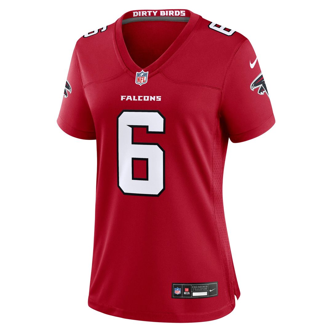 Nick Folk Atlanta Falcons Women's Team Game Jersey - Red