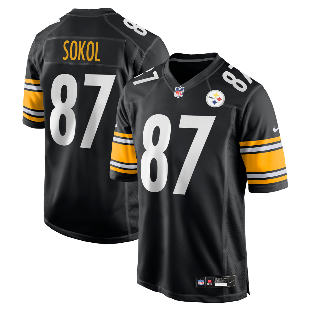 Matt Sokol Pittsburgh Steelers Team Game Jersey - Black