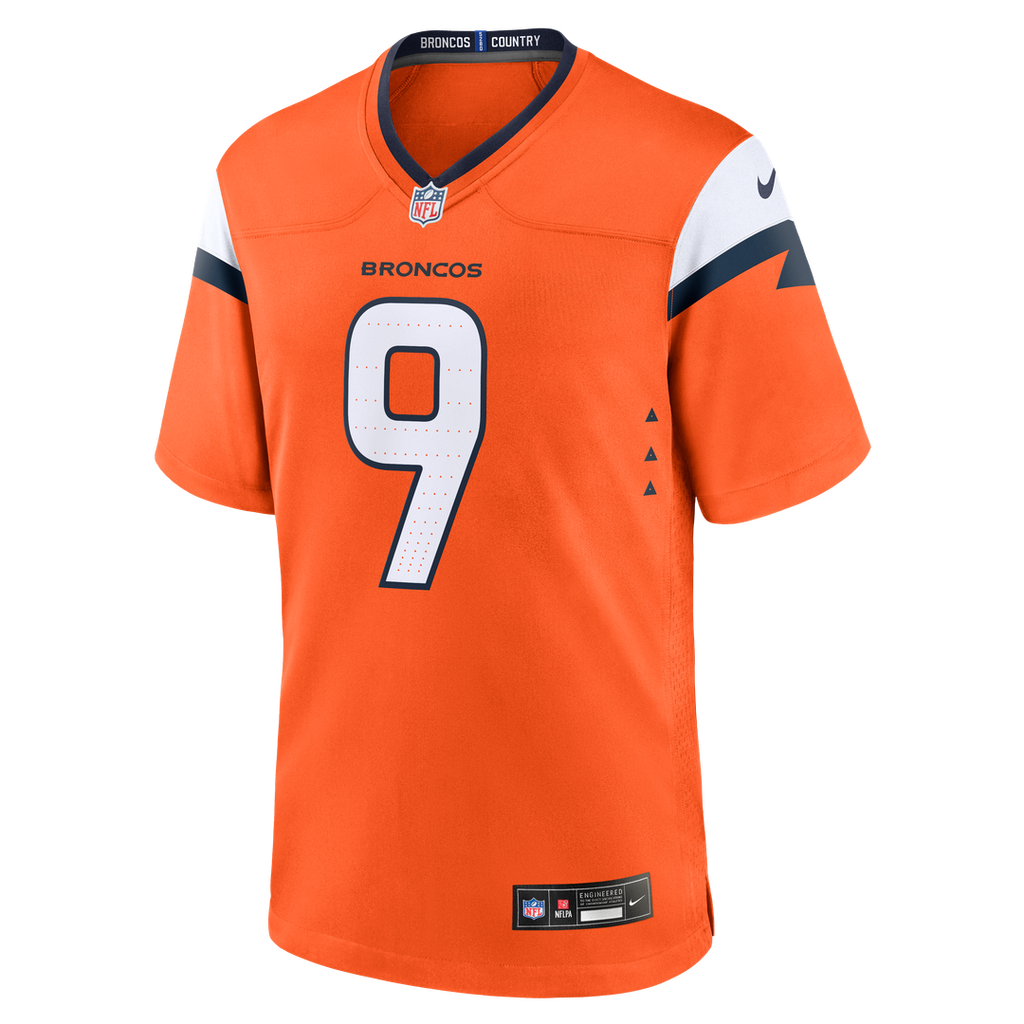 Talanoa Hufanga Denver Broncos Team Game Jersey - Orange