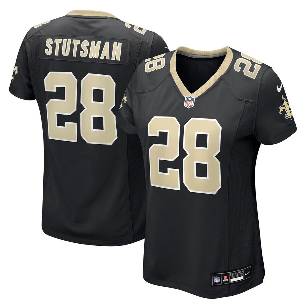 Danny Stutsman New Orleans Saints Women's Team Game Jersey - Black