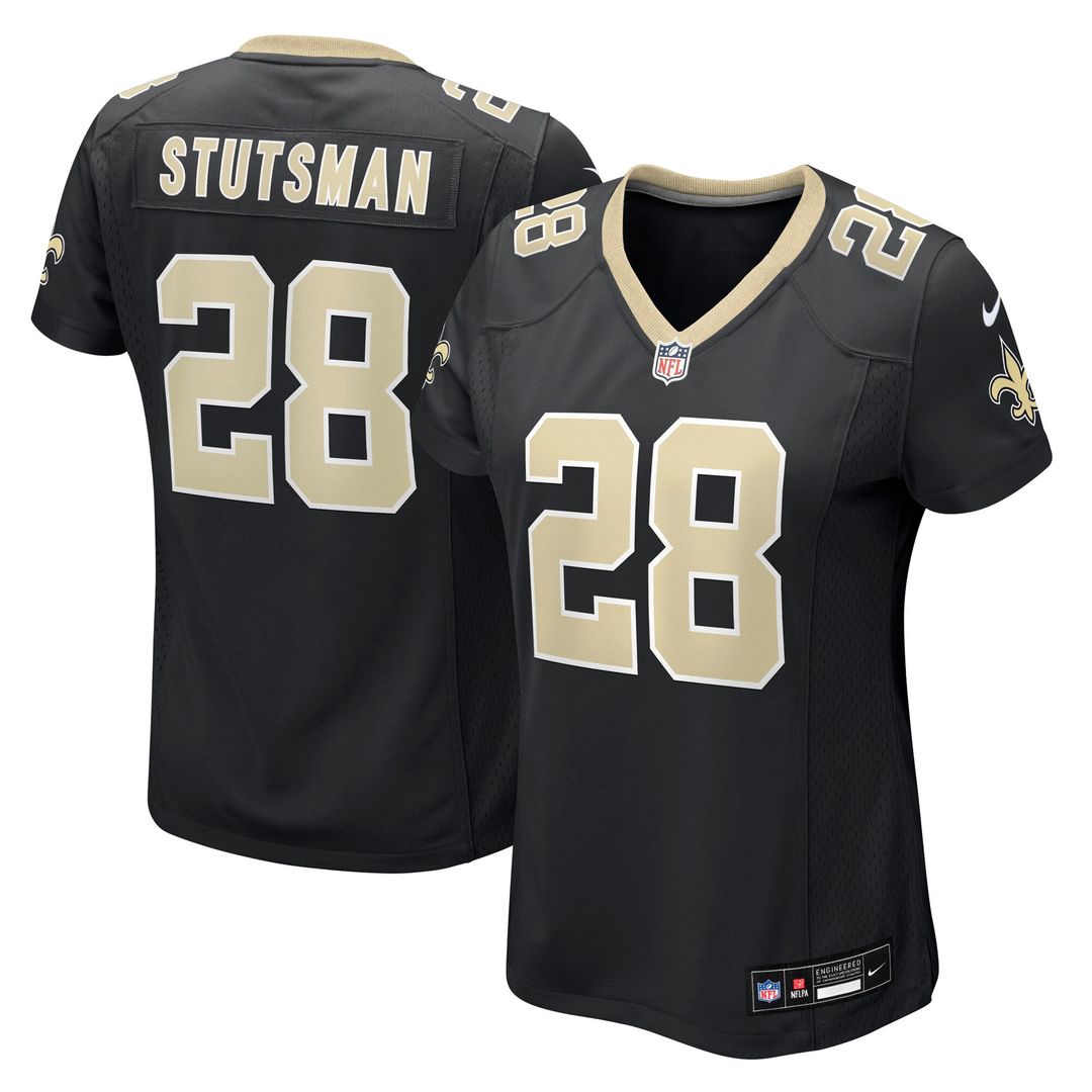 Danny Stutsman New Orleans Saints Women's Team Game Jersey - Black