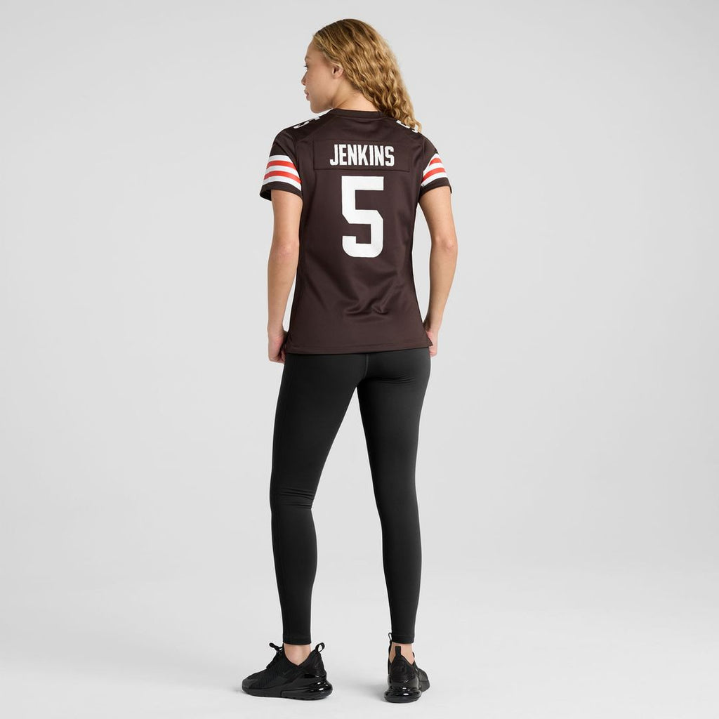 Rayshawn Jenkins Cleveland Browns Women's Team Game Jersey - Brown