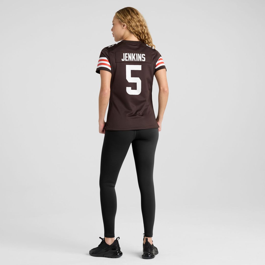 Rayshawn Jenkins Cleveland Browns Women's Team Game Jersey - Brown
