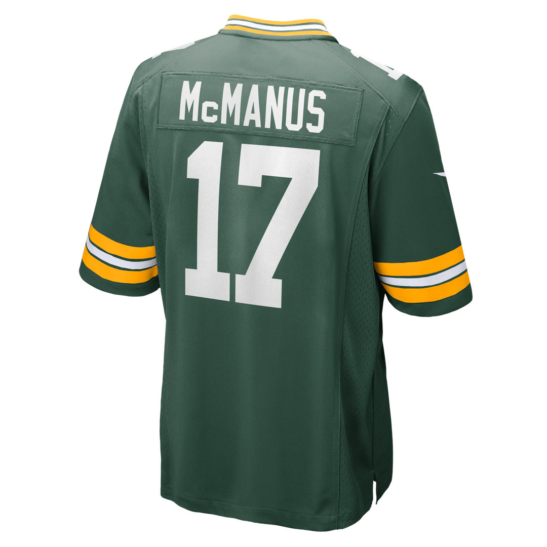Brandon McManus Green Bay Packers Team Game Jersey - Green