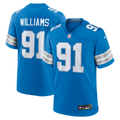 Tyleik Williams Detroit Lions Team Game Jersey - Blue