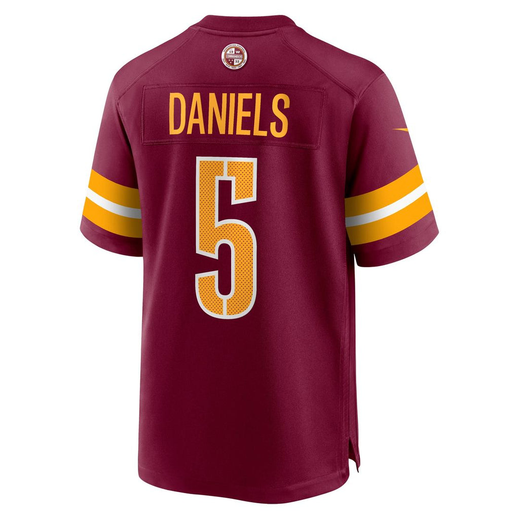 Jayden Daniels Washington Commanders Alternate Game Player Jersey - Black