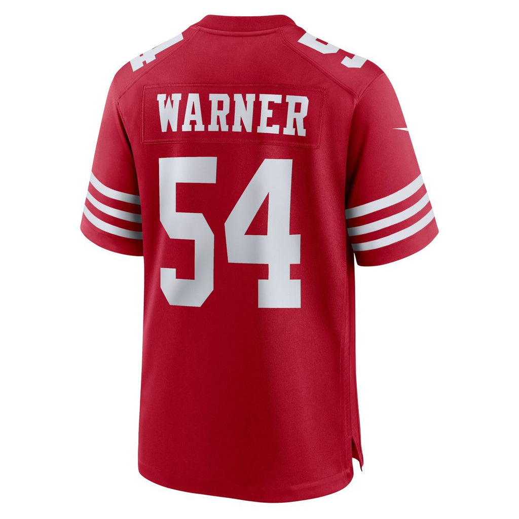 Fred Warner San Francisco 49ers Team Game Player Jersey - White