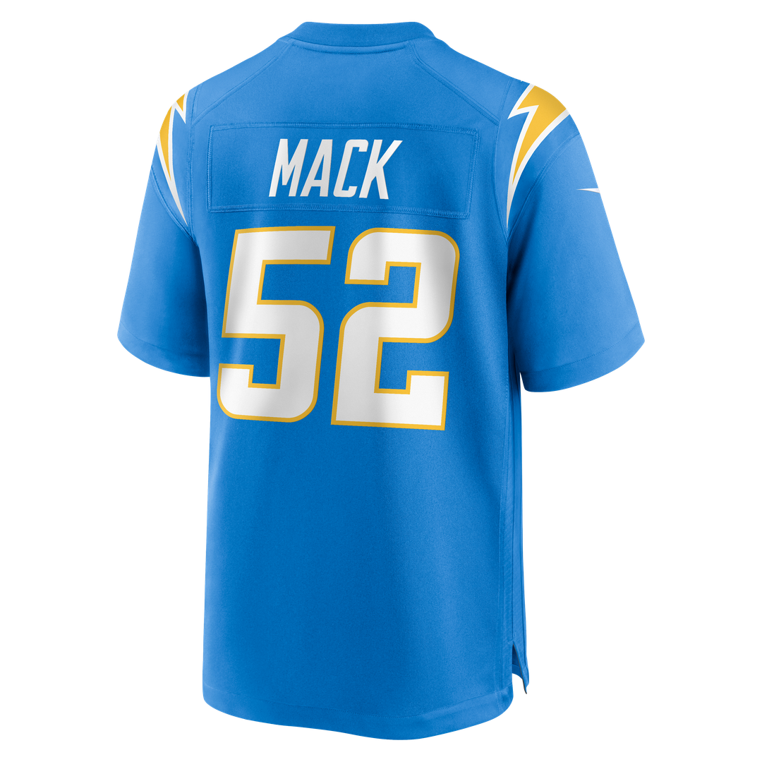 Khalil Mack Los Angeles Chargers Game Jersey - Powder Blue