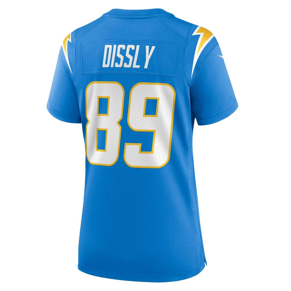 Will Dissly Los Angeles Chargers Women's Team Game Jersey - Powder Blue