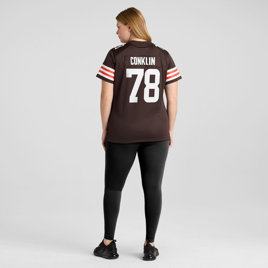 Jack Conklin Cleveland Browns Women's Player Game Jersey - Brown