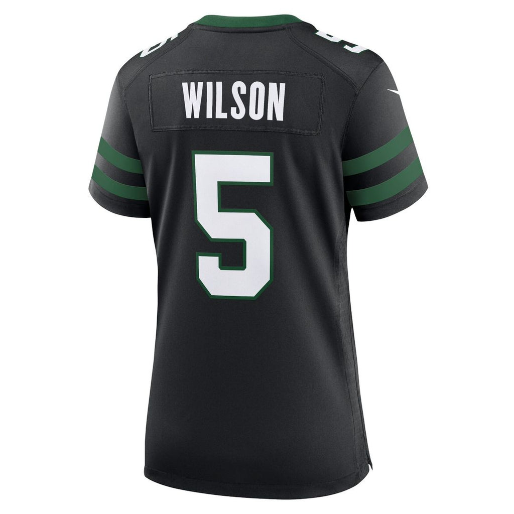 Garrett Wilson New York Jets Women's Alternate Game Jersey - Legacy Black