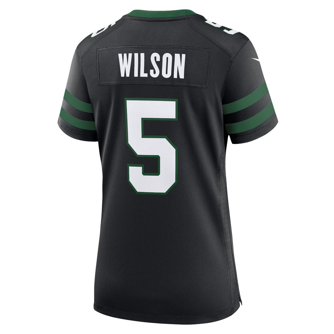 Garrett Wilson New York Jets Women's Alternate Game Jersey - Legacy Black