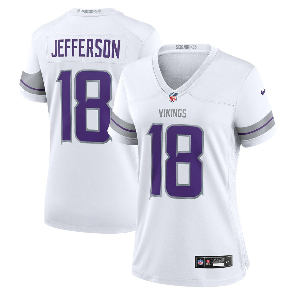 Justin Jefferson Minnesota Vikings Women's Player Jersey - Purple