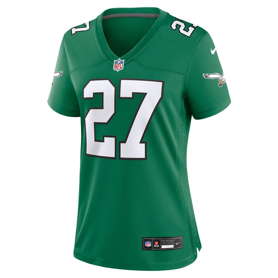Quinyon Mitchell Philadelphia Eagles Women's Alternate Game Jersey - Kelly Green
